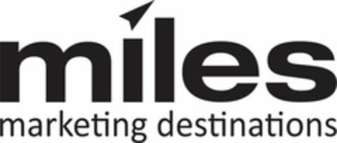 MILES MARKETING DESTINATIONS Logo (USPTO, 26.07.2013)