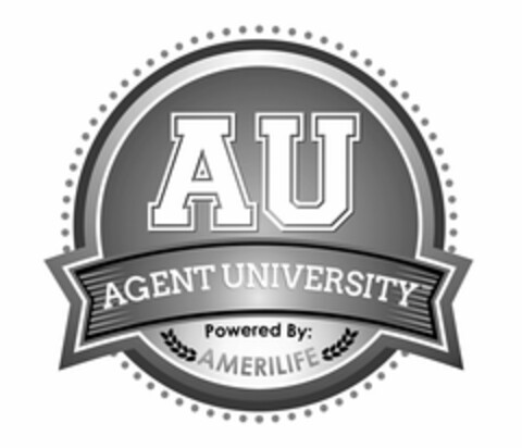 AU AGENT UNIVERSITY POWERED BY: AMERILIFE Logo (USPTO, 27.08.2013)