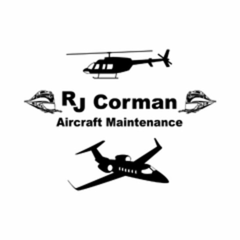 RJ CORMAN AIRCRAFT MAINTENANCE Logo (USPTO, 30.04.2014)