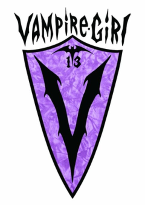 V 13 VAMPIRE GIRL Logo (USPTO, 11/17/2014)