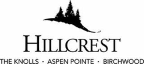 HILLCREST THE KNOLLS · ASPEN POINTE · BIRCHWOOD Logo (USPTO, 28.04.2015)