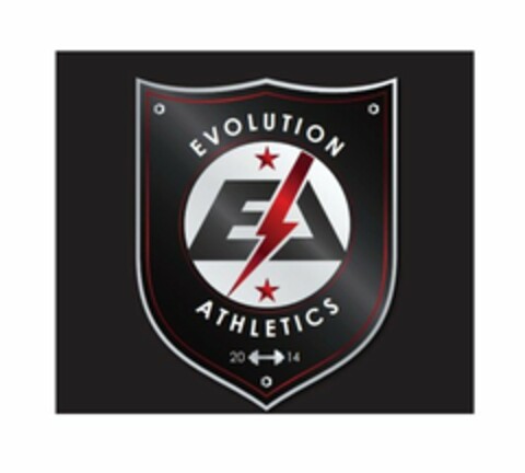 E A EVOLUTION ATHLETICS 20 14 Logo (USPTO, 04.11.2016)