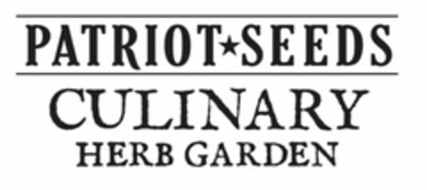 PATRIOT SEEDS CULINARY HERB GARDEN Logo (USPTO, 11/29/2016)