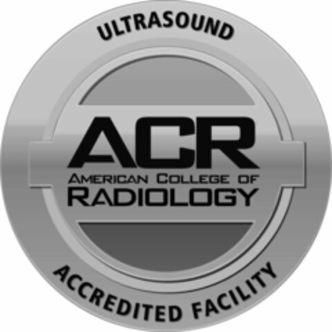 ULTRASOUND ACCREDITED FACILITY ACR AMERICAN COLLEGE OF RADIOLOGY Logo (USPTO, 05.01.2017)