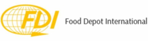 FDI FOOD DEPOT INTERNATIONAL Logo (USPTO, 17.08.2017)