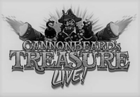 CANNONBEARD'S TREASURE LIVE! Logo (USPTO, 09/01/2017)