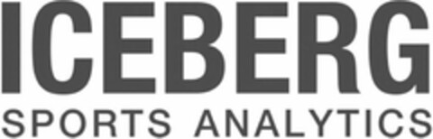 ICEBERG SPORTS ANALYTICS Logo (USPTO, 02.11.2017)