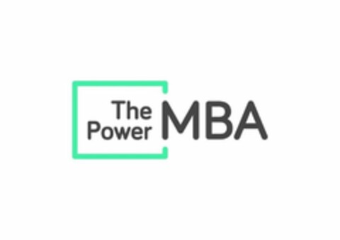 THE POWER MBA Logo (USPTO, 01/10/2018)