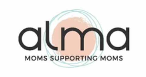 ALMA MOMS SUPPORTING MOMS Logo (USPTO, 08.05.2018)