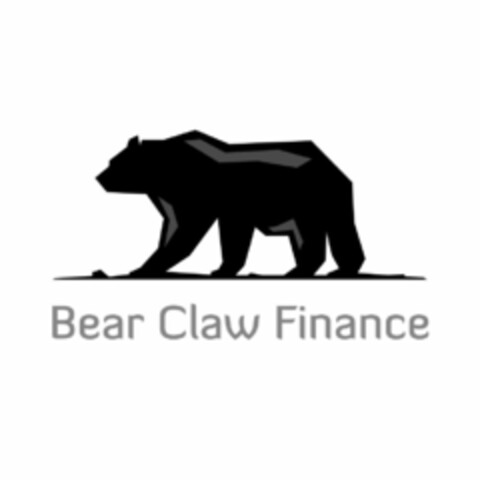 BEAR CLAW FINANCE Logo (USPTO, 01/25/2019)