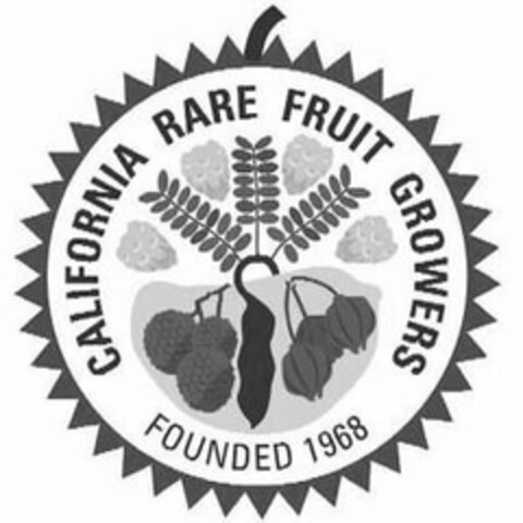 CALIFORNIA RARE FRUIT GROWERS FOUNDED 1968 Logo (USPTO, 06/19/2019)