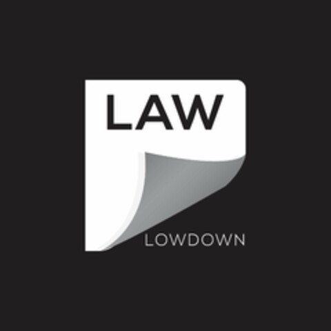 LAW LOWDOWN Logo (USPTO, 30.07.2019)