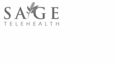 SAGE TELEHEALTH Logo (USPTO, 23.10.2019)