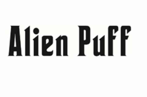 ALIEN PUFF Logo (USPTO, 12/18/2019)