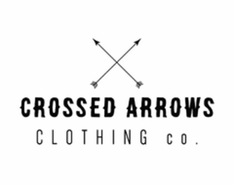 CROSSED ARROWS CLOTHING CO. Logo (USPTO, 15.01.2020)