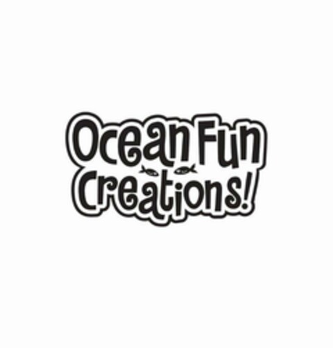 OCEAN FUN CREATIONS! Logo (USPTO, 02.04.2020)