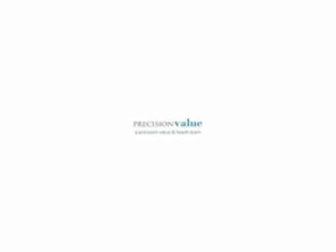 PRECISIONVALUE A PRECISION VALUE & HEALTH TEAM Logo (USPTO, 04/28/2020)