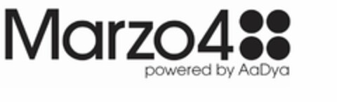 MARZO4 POWERED BY AADYA Logo (USPTO, 20.05.2020)