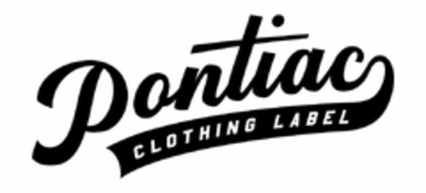 PONTIAC CLOTHING LABEL Logo (USPTO, 16.06.2020)