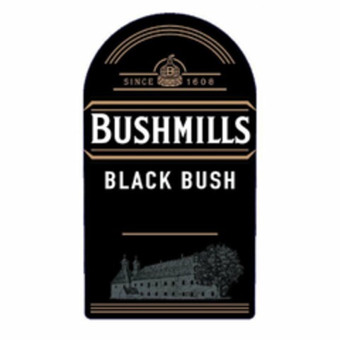 SINCE B 1608 BUSHMILLS BLACK BUSH OLD BUSHMILLS Logo (USPTO, 26.06.2020)