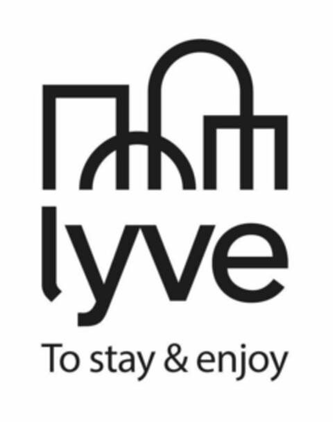 LYVE TO STAY & ENJOY Logo (USPTO, 08/02/2020)