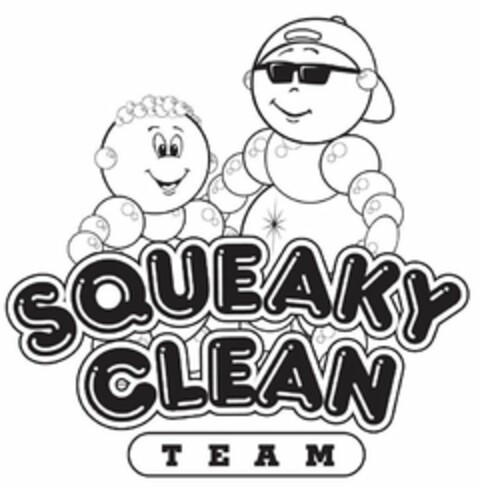 SQUEAKY CLEAN TEAM Logo (USPTO, 29.01.2010)