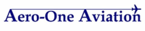 AERO-ONE AVIATION Logo (USPTO, 18.04.2011)