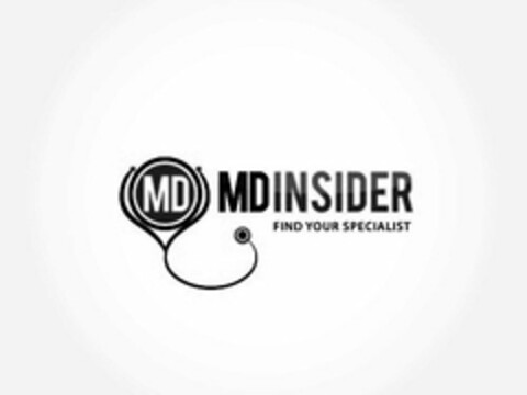 MD MDINSIDER FIND YOUR SPECIALIST Logo (USPTO, 26.06.2012)