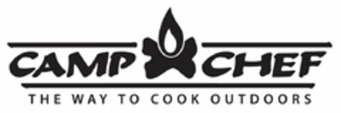 CAMP CHEF THE WAY TO COOK OUTDOORS Logo (USPTO, 10.10.2012)