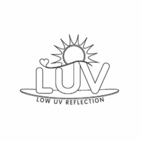 LUV LOW UV REFLECTION Logo (USPTO, 28.03.2013)