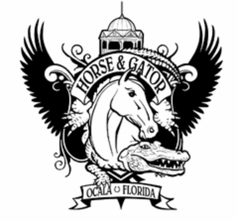 HORSE & GATOR OCALA FLORIDA Logo (USPTO, 13.06.2013)