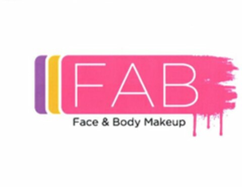 FAB FACE & BODY MAKEUP Logo (USPTO, 08.05.2015)