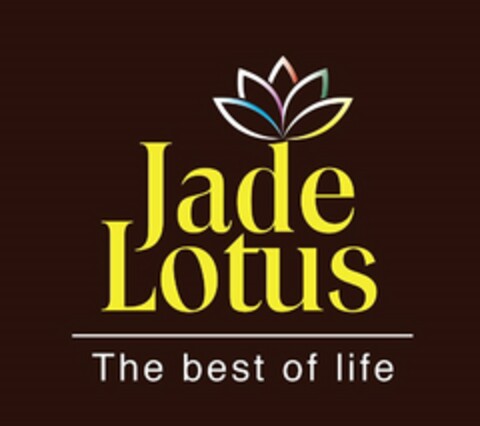 JADE LOTUS THE BEST OF LIFE Logo (USPTO, 13.08.2015)