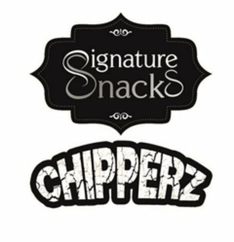 SIGNATURE SNACKS CHIPPERZ Logo (USPTO, 09/01/2015)