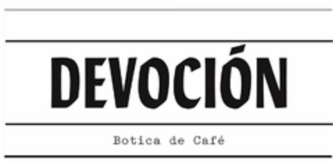 DEVOCIÓN BOTICA DE CAFÉ Logo (USPTO, 02/03/2016)