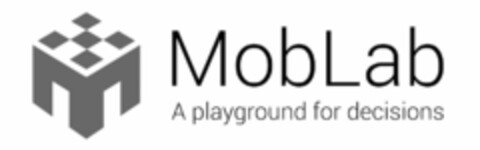 M MOBLAB A PLAYGROUND FOR DECISIONS Logo (USPTO, 22.02.2016)