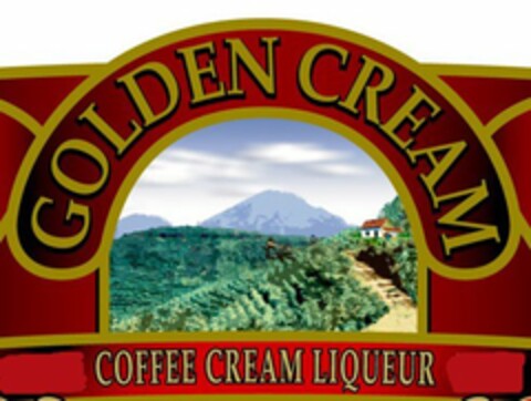 GOLDEN CREAM COFFEE CREAM LIQUEUR Logo (USPTO, 20.04.2016)