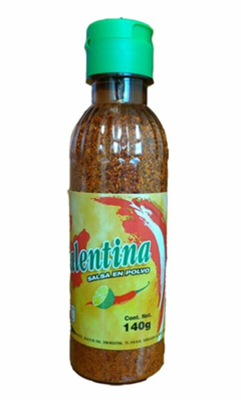 VALENTINA SALSA EN POLVO CONT. NET 140G Logo (USPTO, 06/19/2017)