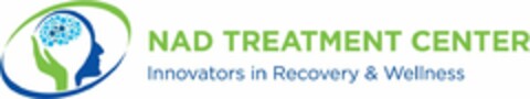 NAD TREATMENT CENTER INNOVATORS IN RECOVERY & WELLNESS Logo (USPTO, 21.06.2017)