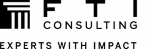 FTI CONSULTING EXPERTS WITH IMPACT Logo (USPTO, 10/23/2017)