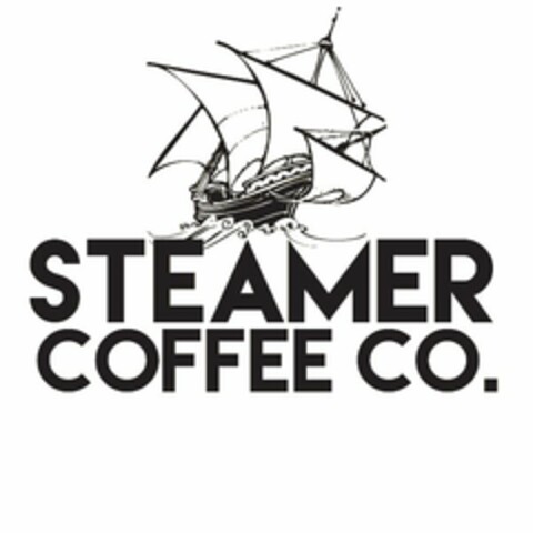 STEAMER COFFEE CO. Logo (USPTO, 22.11.2017)