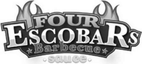 FOUR ESCOBARS BARBECUE SAUCE Logo (USPTO, 29.01.2018)