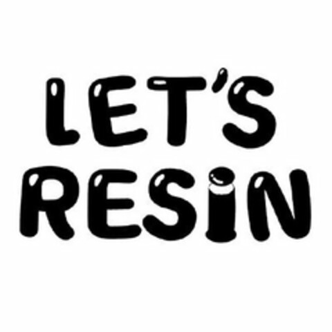 LET'S RESIN Logo (USPTO, 07/27/2018)