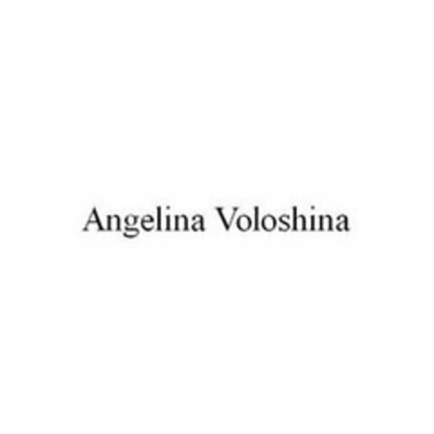 ANGELINA VOLOSHINA Logo (USPTO, 20.08.2018)