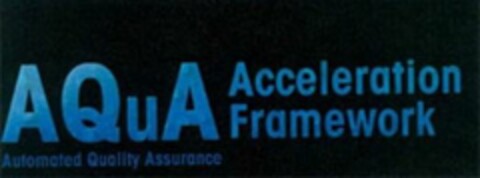 AQUA ACCELERATION NETWORK AUTOMATED QUALITY ASSURANCE Logo (USPTO, 18.09.2019)