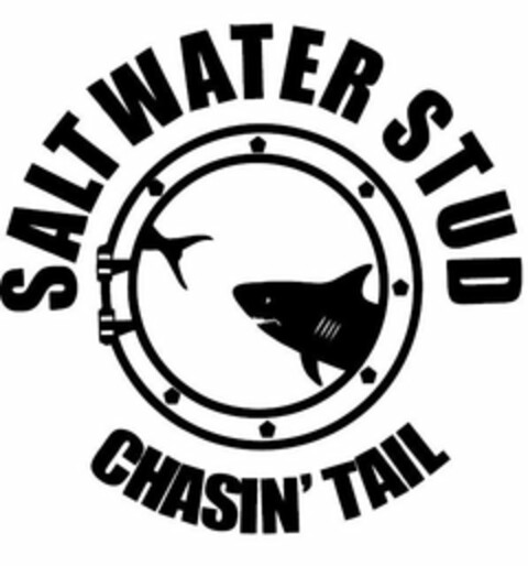 SALTWATER STUD CHASIN' TAIL Logo (USPTO, 06/25/2020)