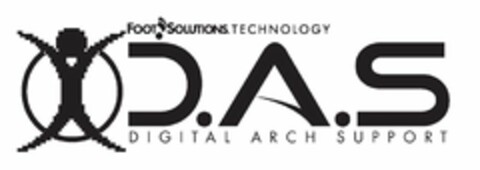 FOOT SOLUTIONS TECHNOLOGY D.A.S DIGITAL ARCH SUPPORT Logo (USPTO, 02/03/2009)