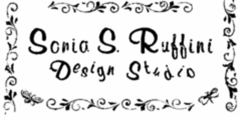 SONIA S. RUFFINI DESIGN STUDIO Logo (USPTO, 22.02.2010)