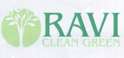 RAVI CLEAN GREEN Logo (USPTO, 31.05.2011)