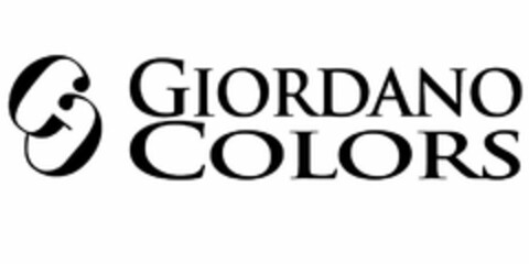 GC GIORDANO COLORS Logo (USPTO, 13.04.2012)